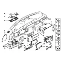 Оригинал BMW Обшивка для педального механизма (51459132558)