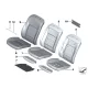 Original BMW Bezug Basis Sitz Leder (52107230644)