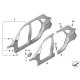 Genuine BMW Left rear side panel (41007408625)