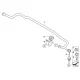 Original BMW Stabilisator hinten (33556783041)