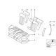 Genuine BMW Foam plastic seat (52202498846)