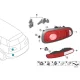 Genuine BMW Bulb socket, left (63217447489)
