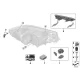 Genuine BMW Bracket headlight left (63118496141)