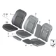 Original BMW Bezug Basis Sitz Leder (52107349812)