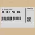 Genuine BMW 76117725996