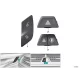 Genuine BMW Button, central locking system, left (61319299461)