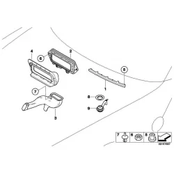 Genuine BMW Water drain (64116915180)