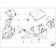 Genuine BMW Bottom part, E-Box (12907533286)