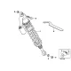 Original BMW 33532331617 - Federbein hinten