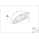 Original BMW Instrumentenkombination uncodiert (62117837970)