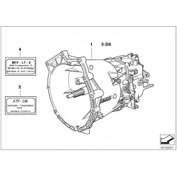 Original BMW Austausch 5 Gang Getriebe (23001434485)