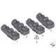 Genuine BMW Operating unit, switch module, door (61319241956)