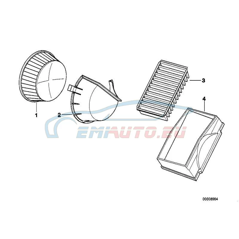 Genuine BMW Microfilter (64319071933)