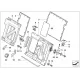 Original BMW Abdeckung Schloss links (52208216257)