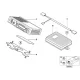 Genuine BMW Bracket,control unit, hands free teleph. (65126903181)