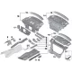 Genuine BMW Partition, upper trunk (41007259574)