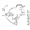 Genuine BMW Suction pipe evaporator-compressor (64539802834)