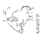 Genuine BMW Suction pipe evaporator-compressor (64539802834)