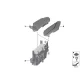 Genuine BMW Bracket for control modules (12908584651)