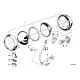 Genuine BMW Supporting ring (63171243157)
