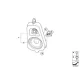 Genuine BMW Speaker mount, D-pillar (65137842200)