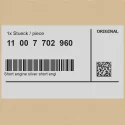 Genuine BMW Short engine silver Short engine silver (11007702960)