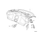 Genuine BMW Bracket backrest outer right (41148134989)