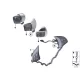 Genuine BMW Switch, multifunct. steering wheel (61319239909)