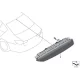 Genuine BMW Third stoplamp (63257360526)