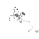 Genuine BMW Engine wiring harness (12518355089)