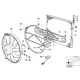 Genuine BMW Intermediate ring (64548391746)