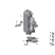 Genuine BMW Bracket condenser (64219343668)