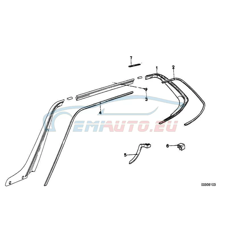 Genuine BMW MOULDING RIGHT (51131839948)