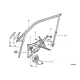 Genuine BMW Left window guide (51321908975)