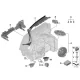Genuine BMW Bracket headlight left (63117215277)