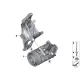 Genuine BMW Climate compressor supporting bracket (64557603346)