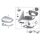 Genuine BMW Supporting ring left (51167498197)