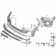 Genuine BMW Insert, bumper front right (51117458366)