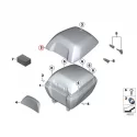 Genuine BMW Outer shell, Topcase cover (77438409433)