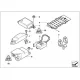 Genuine BMW Control unit airbag, uncoded (65776997257)