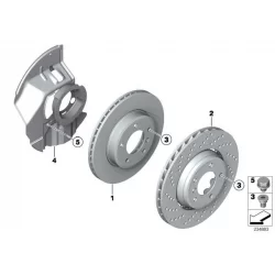 Original BMW Bremsscheibe belüftet (34116769305)