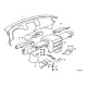 Genuine BMW Trim panel instruments combination (51452291355)