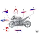 Genuine BMW Decor fairing top section, left (51148406633)