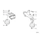 Genuine BMW Supporting bracket right (11811141832)