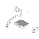 Genuine BMW Aluminium double pipe (64113451728)