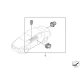 Genuine BMW Set uniform locking system, coded (51217251674)
