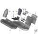 Original BMW Schaumteil Lehne links (52207386061)