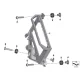 Genuine BMW Bracket, control unit (13618553734)