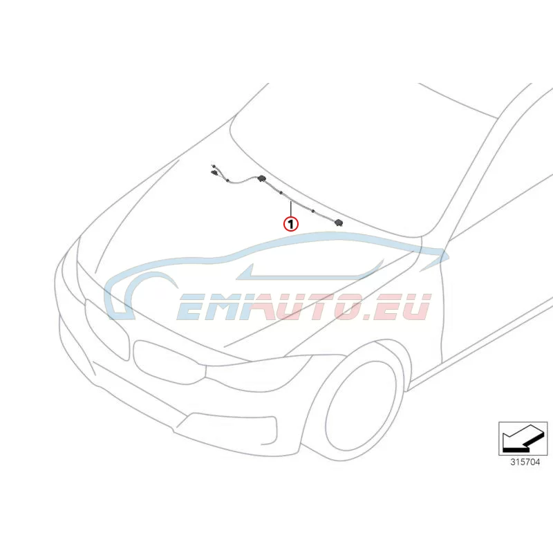 Genuine BMW Nozzle array window washing system (61667339580)