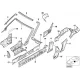 Genuine BMW Column B inside right (41218407364)